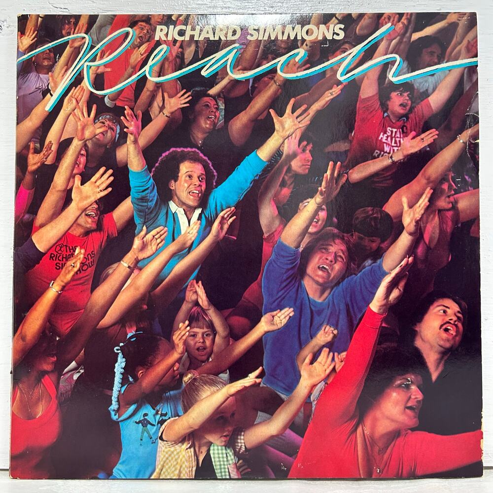 Richard Simmons Reach 1982 Vintage Vinyl LP Elektra w/ Booklet